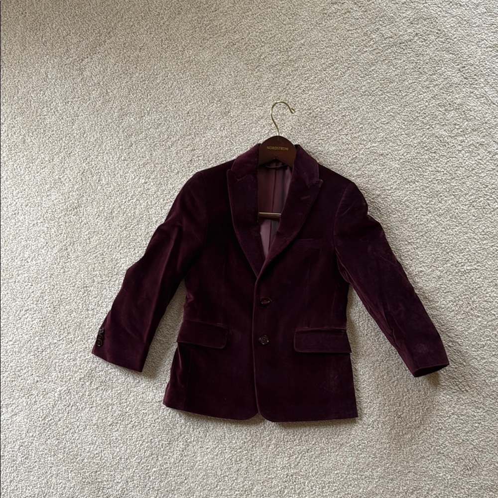 Michael Kors Kids Blazer in Rich Burgundy